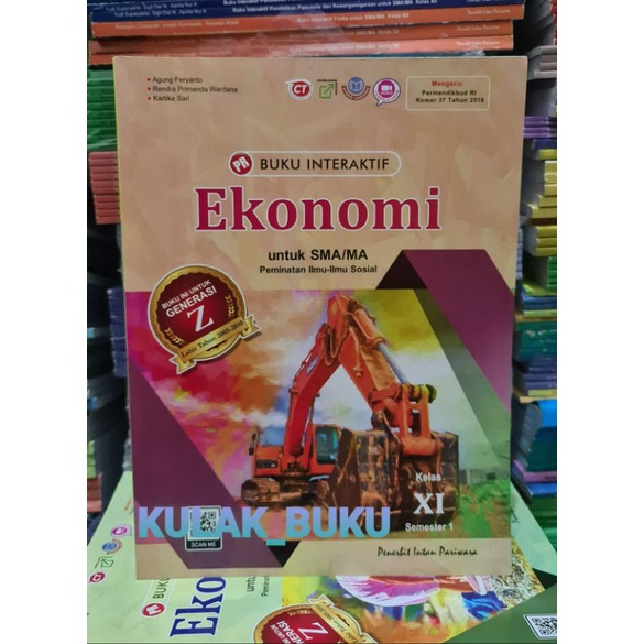 Buku lks pr interaktif ekonomi kelas XI,11 semester 1 tahun 2022 kurikulum merdeka belajar intan par