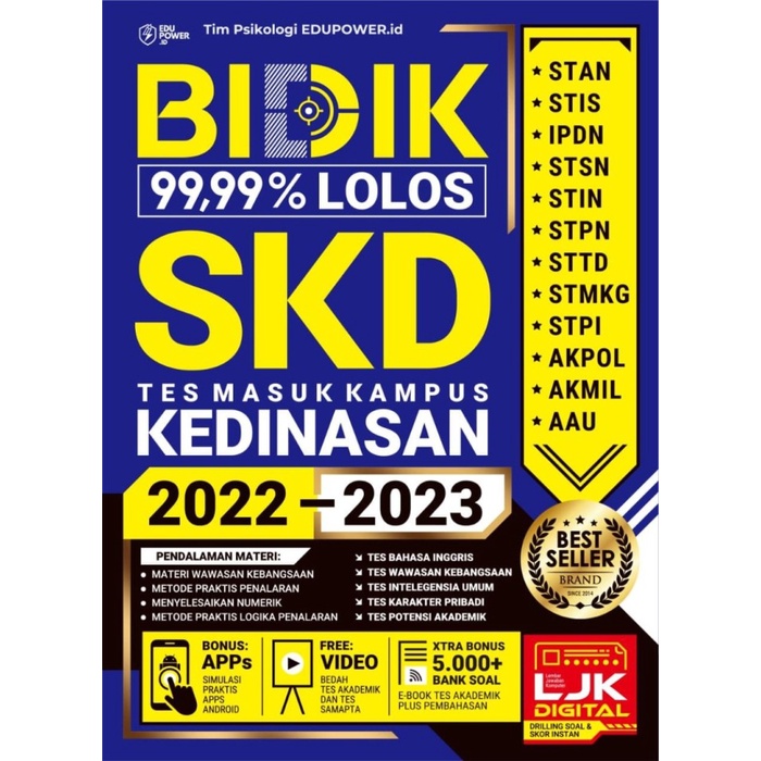 

PROMO TERMURAH Buku Bidik 99,99% Lolos SKD Kedinasan 2022-2023 KPL415