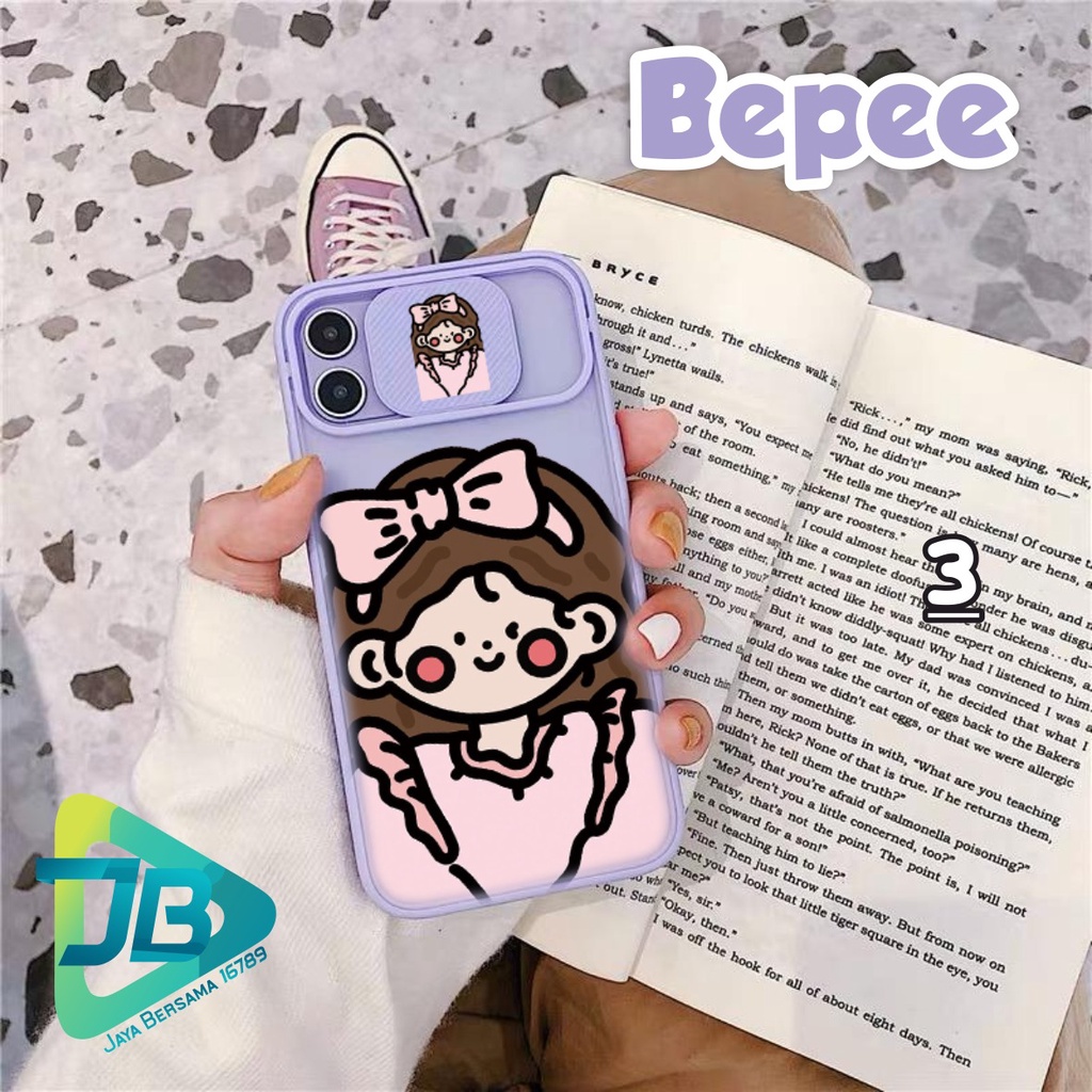 SOFTCASE SLIDE KAMERA BEPEE OPPO VIVO SAMSUNG XIAOMI REALME IPHONE ALL TYPE JB4858