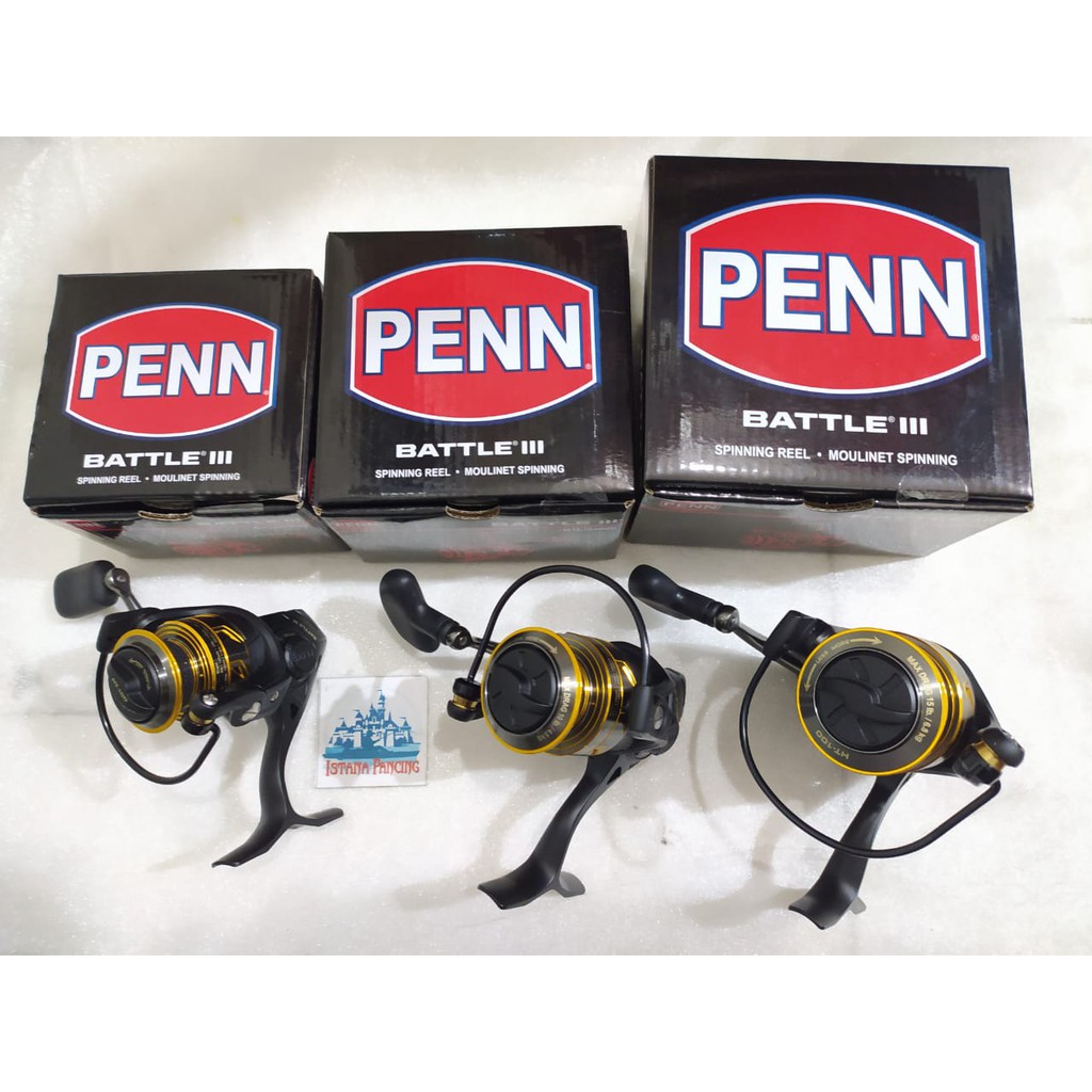 REEL SPINNING PENN BATTLE III 1000/2000/3000/4000/4000HS/5000/6000HS/6000/8000/8000HS 10000 POWERHAN