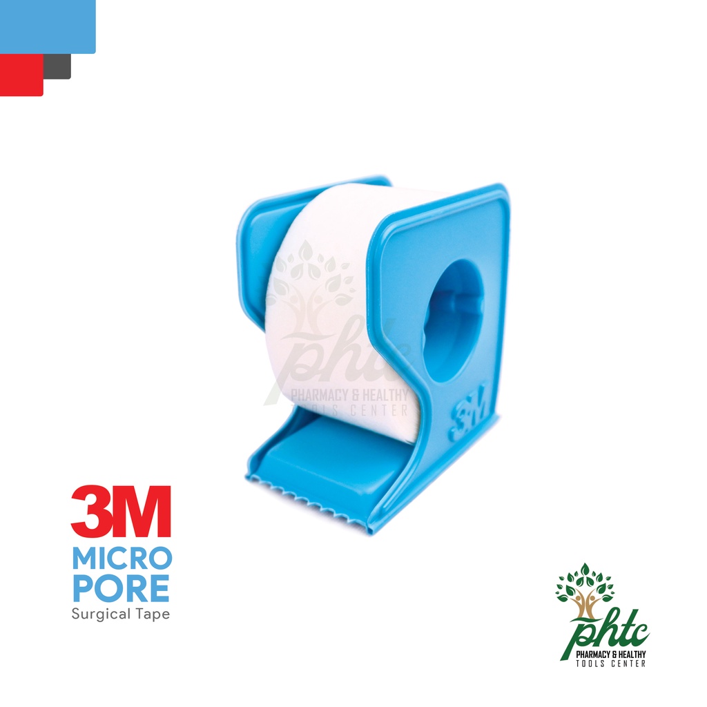 3M Micropore 1 Inch l Plester Kertas Putih Ukuran 1 Inch l Perekat Luka