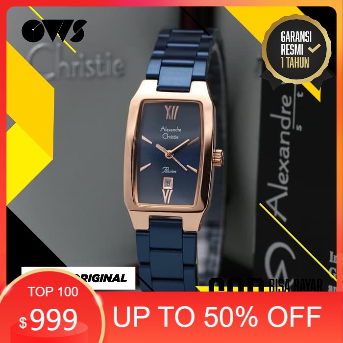 JAM TANGAN ALEXANDRE CHRISTIE WANITA AC 2455 ORIGINAL GARANSI RESMI/ALEXANDER CRISTIE 2455