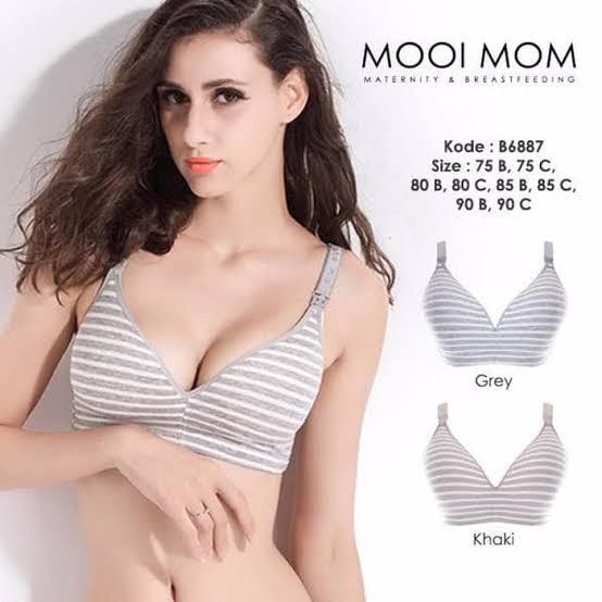 MOOIMOM Super Elastic Seamless Maternity Nursing Bra Ibu Hamil Menyusui