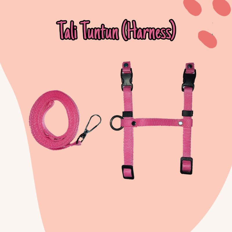 Tali Tuntun Harness Kucing/Anjing