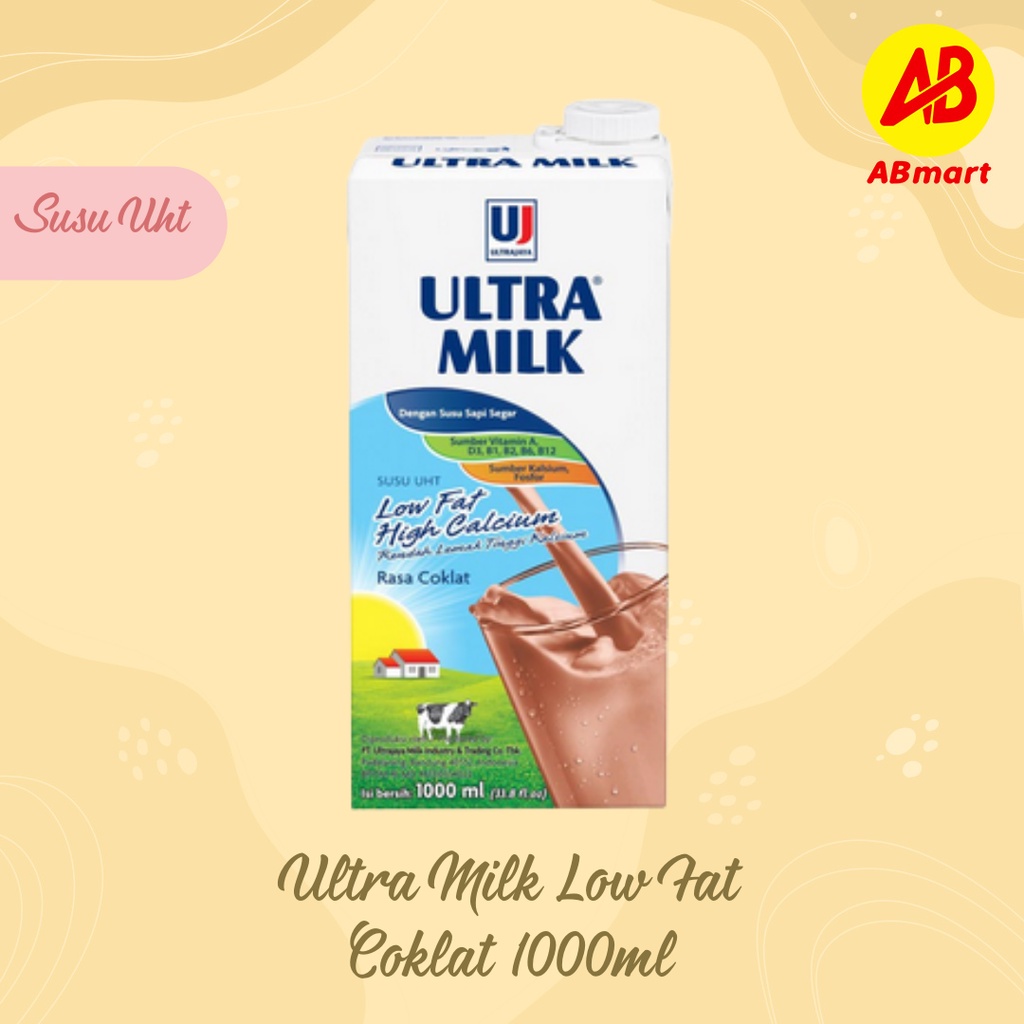 

Ultra Milk Low Fat Cho 1 Ltr / Susu Uht Cair