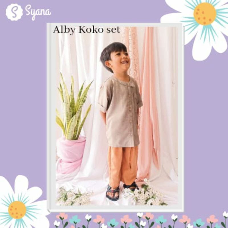 baju anak Koko set / baju anak laki laki / baju Koko anak umur 0-7 tahun By syana (Terbaru)