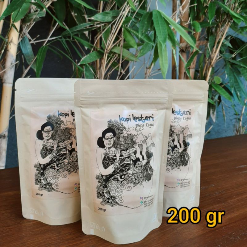 

Kopi Bubuk Muria Kopi Lestari Robusta Rasa Mantap Not Arabica (200 gr)