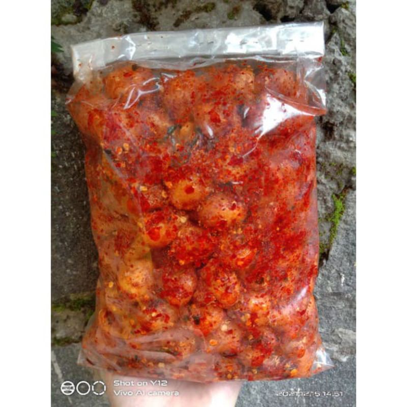 

cemilan siomay pedas daun jeruk 500 gram