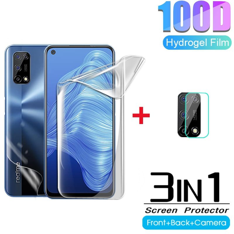 3IN1 OPPO A54 Anti Gores Hydrogel Depan Belakang Anti Gores Lens Camera OPPO A54
