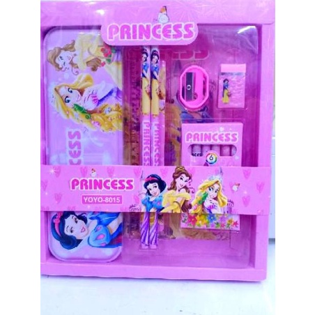 

PROMO MURAH Kotak pensil set crayon / Alat tulis sekolah / stationary set / ATK karakter / pony /Spiderman / princess / minion ❄ 873