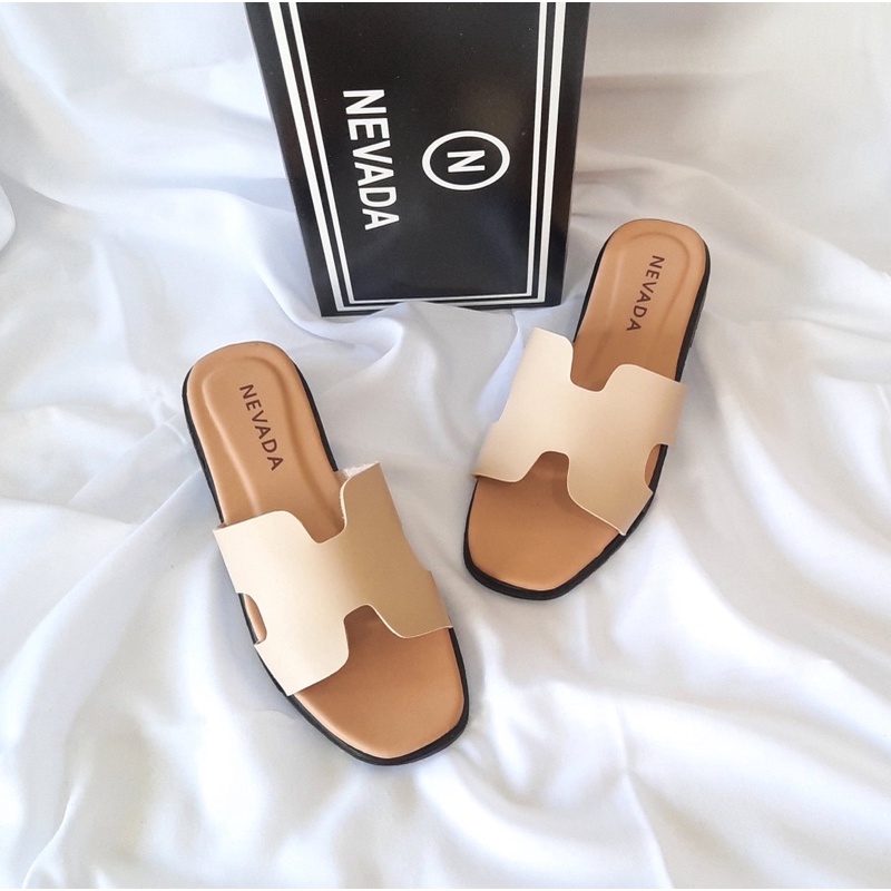 DISKON DAY! Sandal Slop Nevada - Sandal Flat - Sandal Teplek