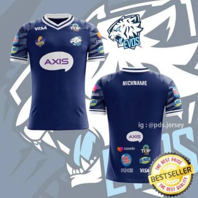 Jersey Gaming Evos Team Esports Desain Custom