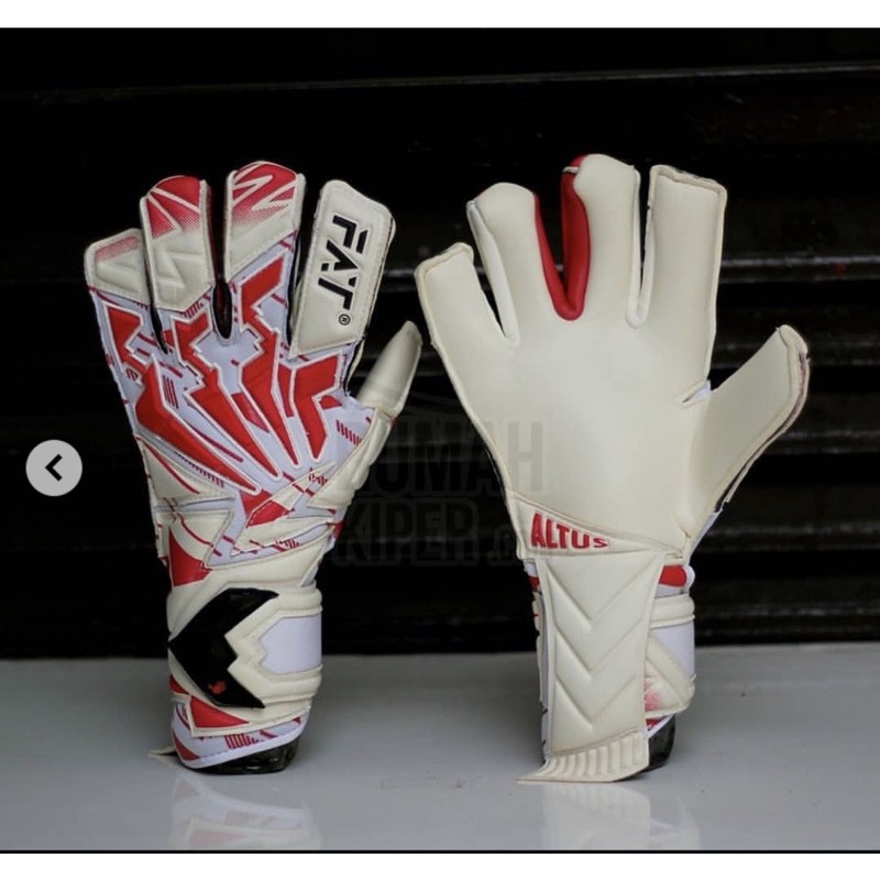 FAT ALTUS RED WHITE SARUNG TANGAN KIPER IMPOR ORIGINAL