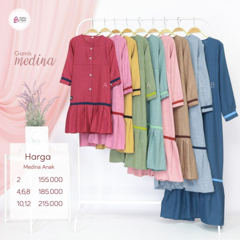 GAMIS MEDINA ANAK BY AZKIA HIJAB