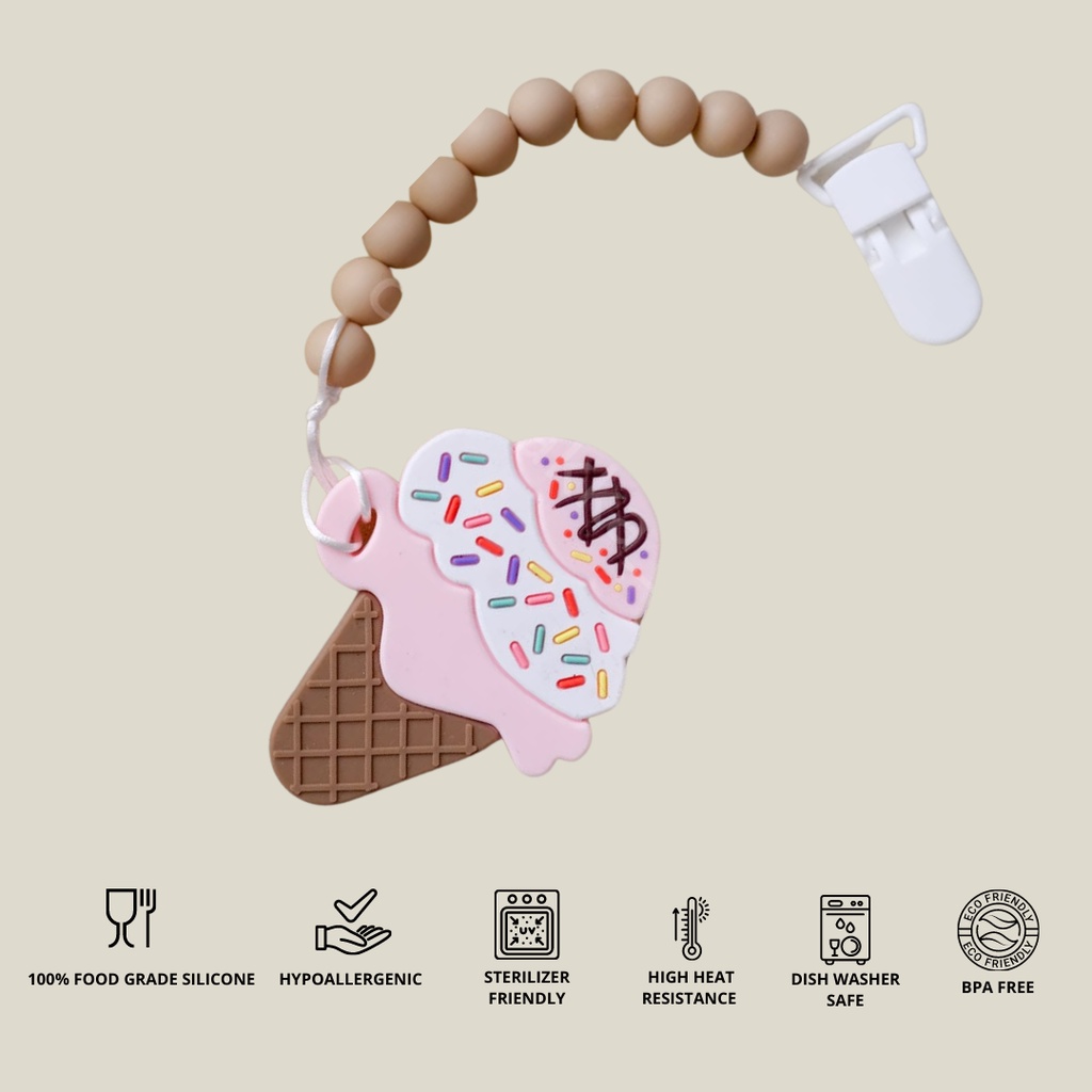 SILICONE BABY TEETHER GELATO