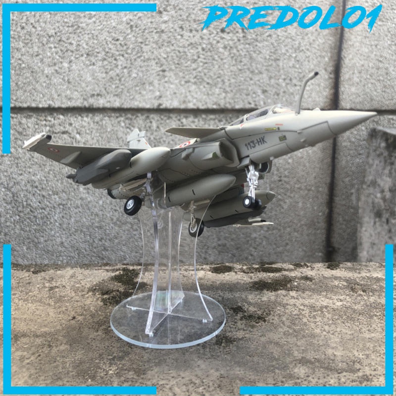 (Predolo1) Miniatur Diecast Pesawat Tempur Rafale Skala 1 / 72 Bahan Alloy Dengan Stand