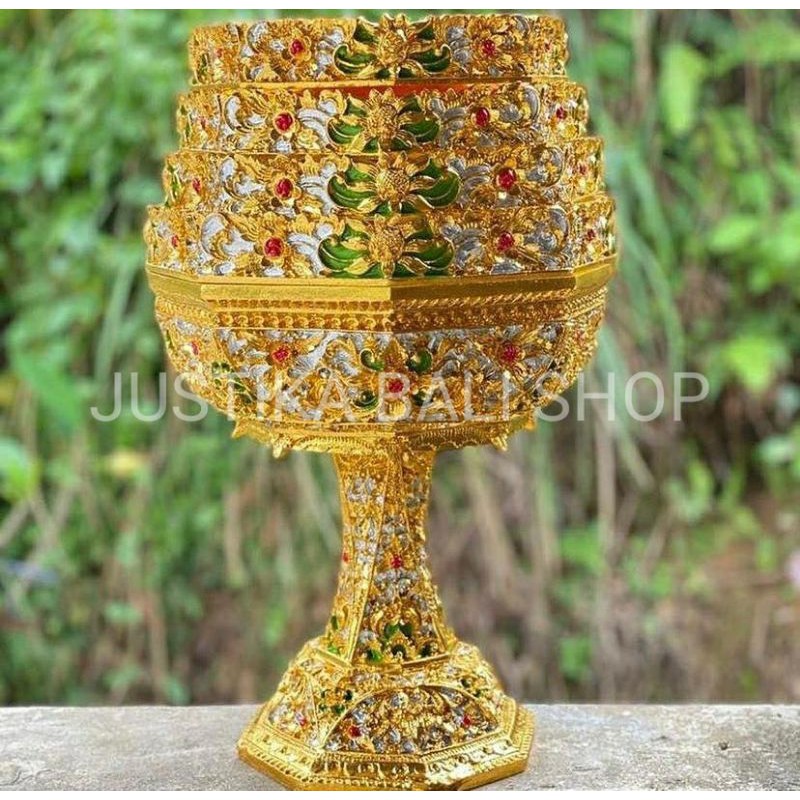 Dulang Bali Susun 4 Segi 8/ Prada Elit Kombinasi Warna