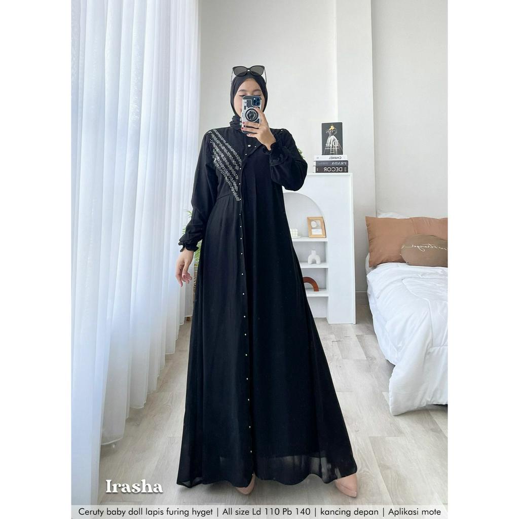 GAMIS PESTA CASUAL MOTE IRASHA