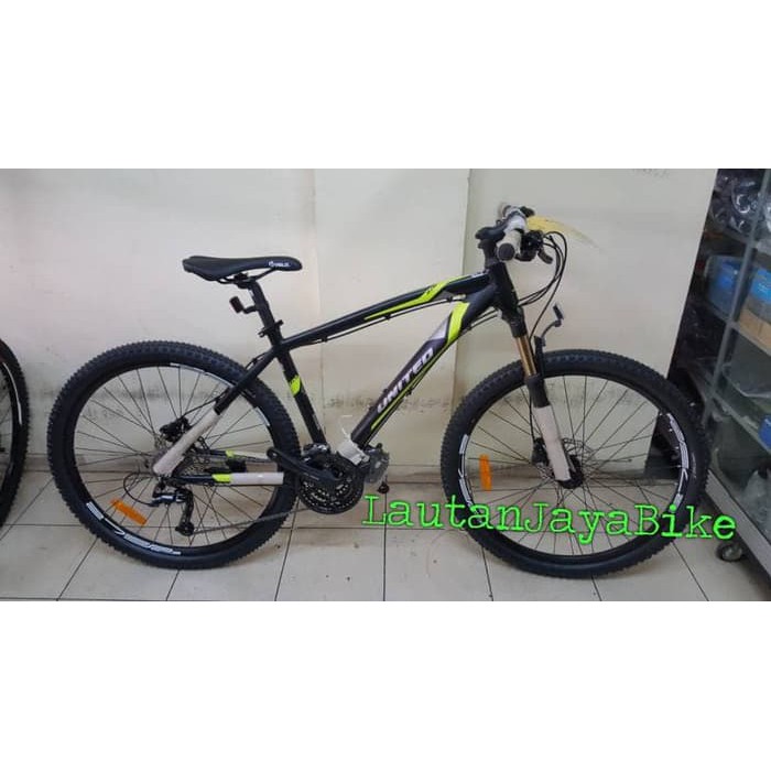 Sepeda 27.5 MTB UNITED DETROIT 2.0 Rem Hydraulic Fork bis lock 9 sp
