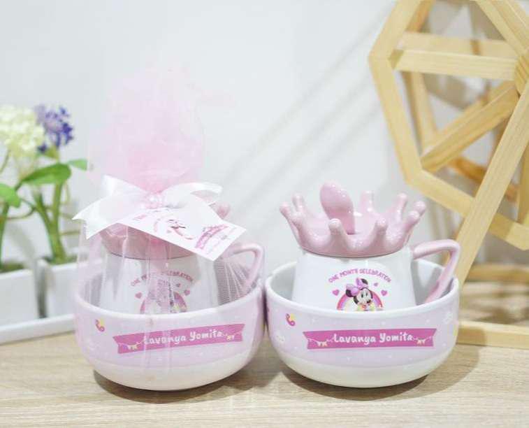 Hamper / Souvenir Bowl & Mug (tulle)