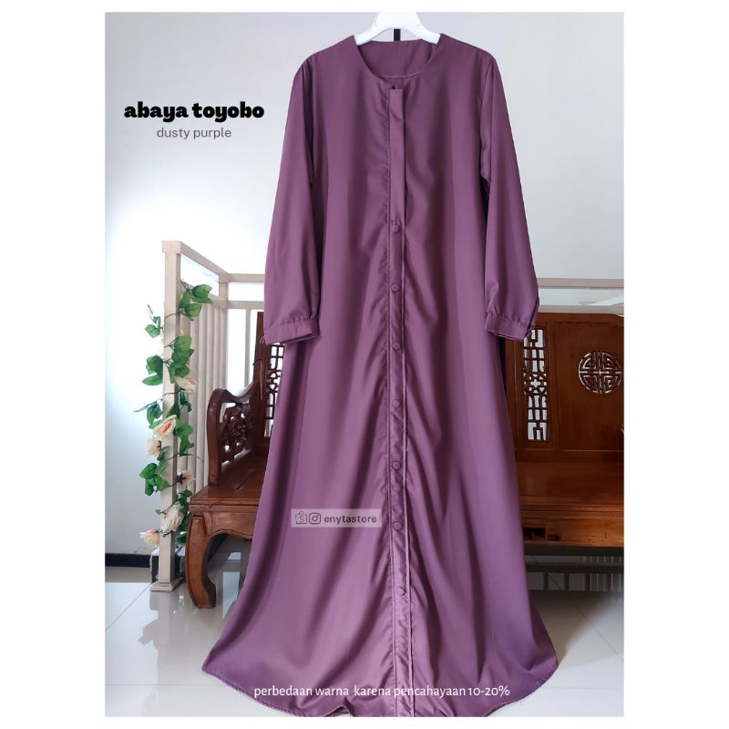 Gamis Abaya toyobo | busui friendly | 1 kg muat 3 pcs