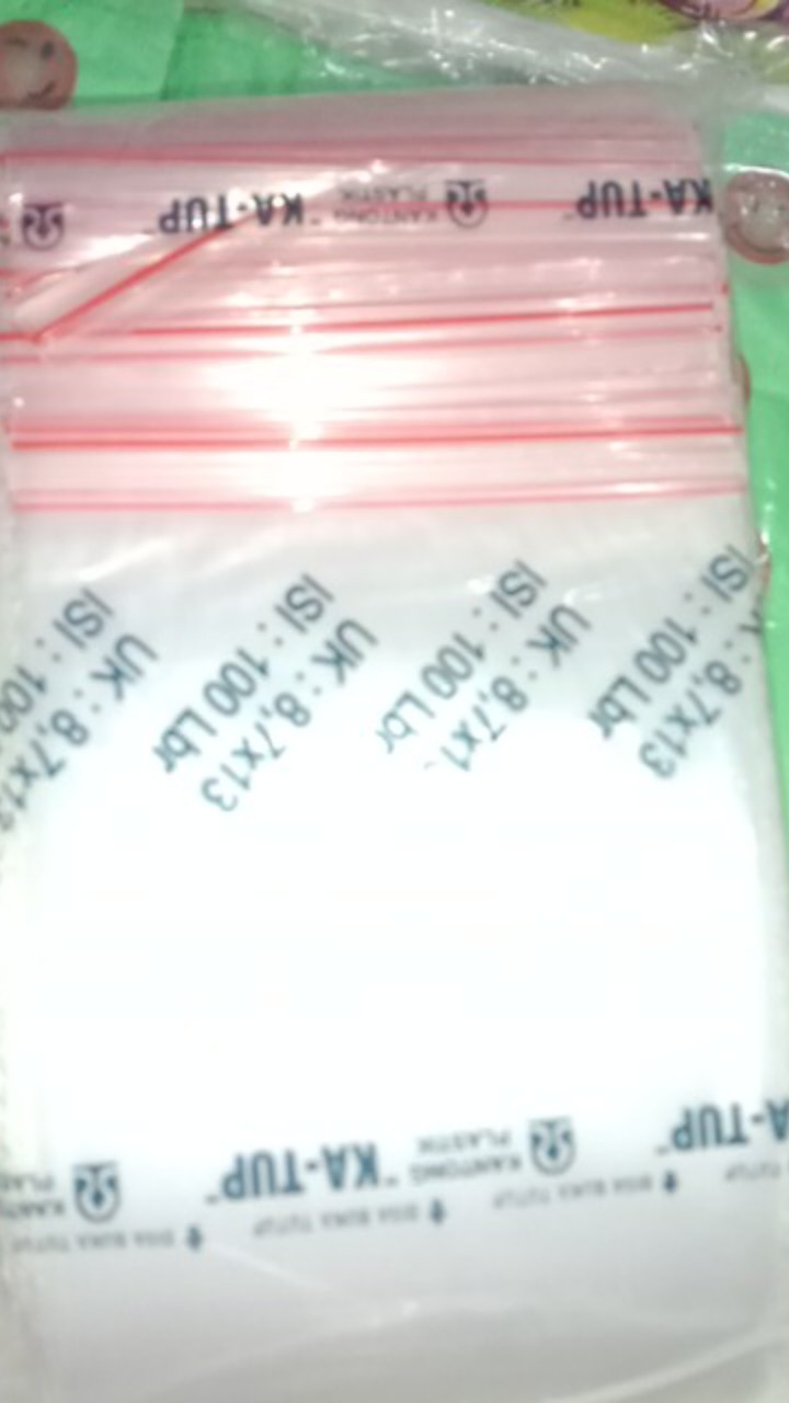 Kantong Plastik Klip 8.7x13 Isi 100. Klip Serbaguna