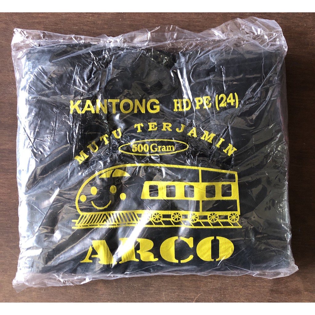 KANTONG PLASTIK KRESEK HITAM / MERAH / PUTIH HD Tebal 500 GRAM