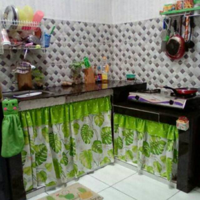 Gorden kolong dapur amalfi poni