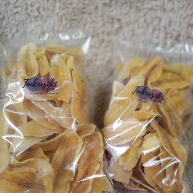 

Kripik pisang kepok asli home made rasa gurih & manis 250 gr