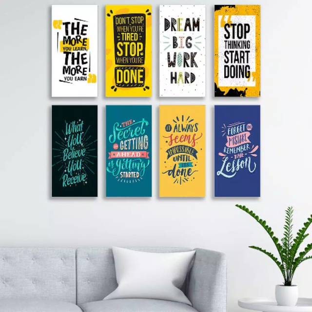 Jual Walldecor Kayu Mdf Hiasan Pajangan Dinding Poster Motivasi Kerja Shopee Indonesia