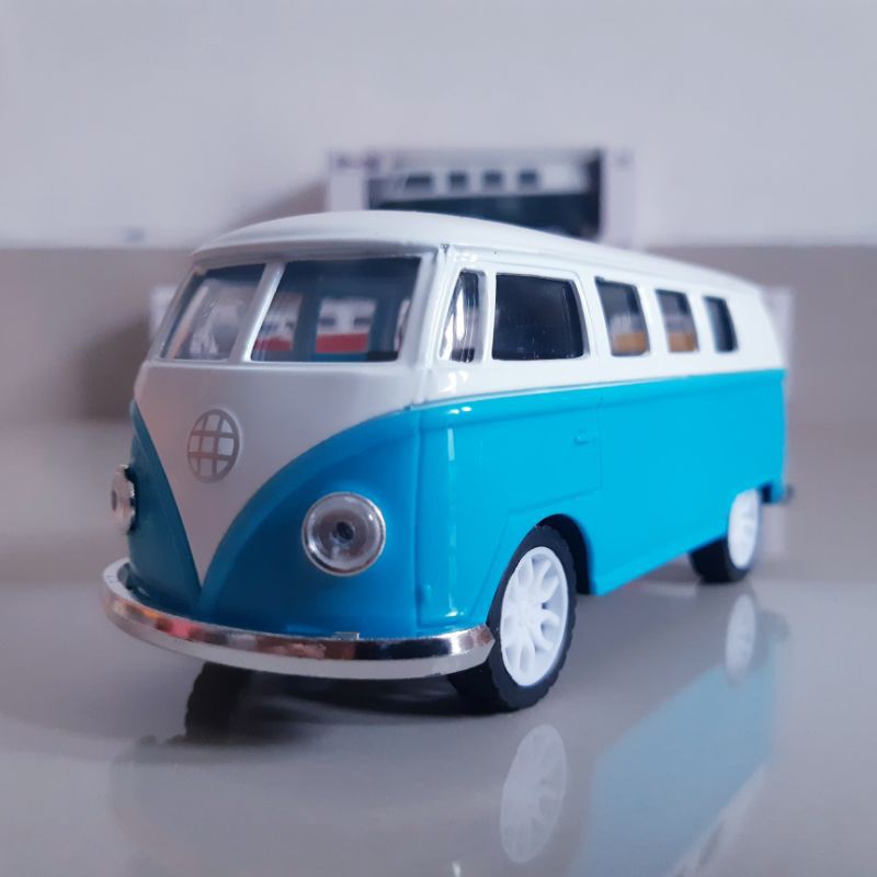 Diecast Mobil VW Comb1 Alloy - Mainan Miniatur Volkswagen Car Klasik