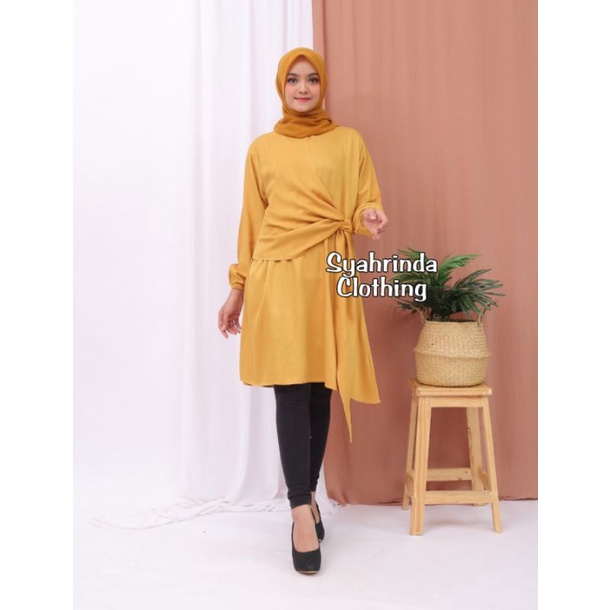 Tunik Polos Atasan Wanita Twill Premium Import Jescourt Collection