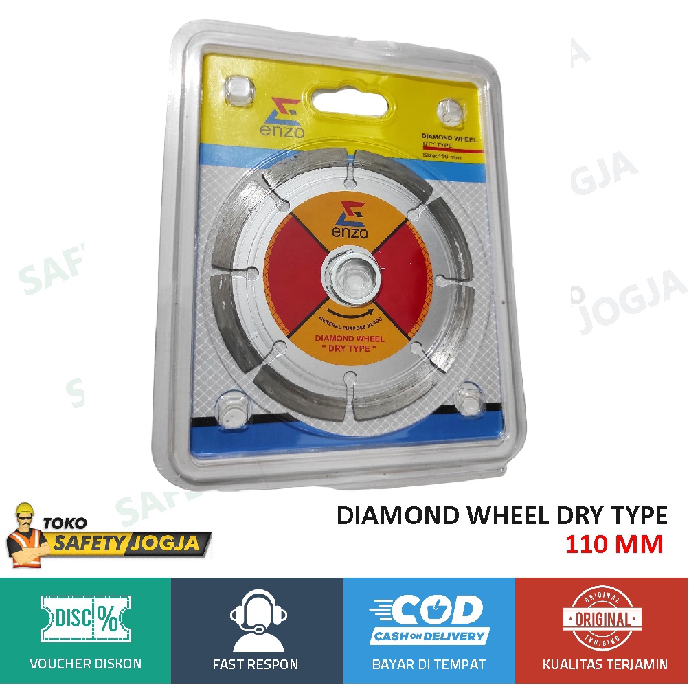 Diamond Wheel ENZO DRY Kering - Mata Pisau Potong Keramik Blade