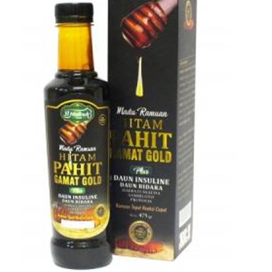 

Paling Diminati Madu Ramuah Hitam Pahit Gamat Gold - El Madinah 470gr h73➱