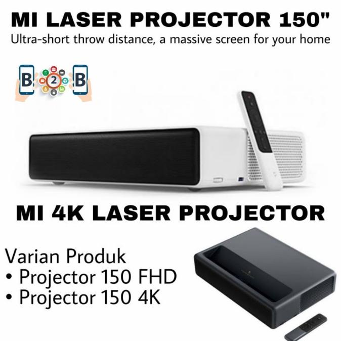 XIAOMI PROJECTOR FHD - Mi Laser Projector 150" Full HD Termurah