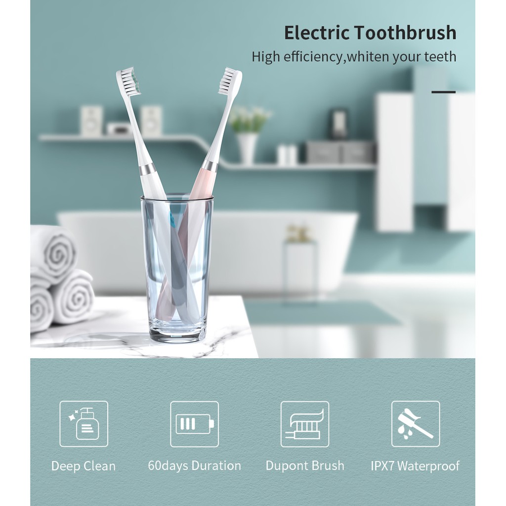 Sikat Gigi Elektrik Electric Toothbrush Battery Operated Vibration