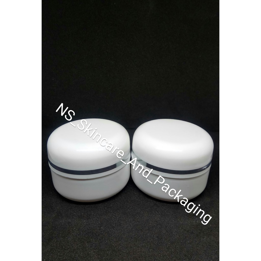 Pot cream 20gr ekso / Pot cream 30gr putih list silver / Pot cream hn besar