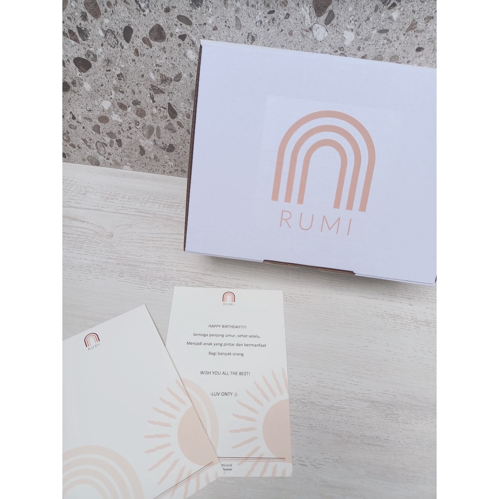 

Tambahan Box dan Kartu Ucapan Untuk Kado