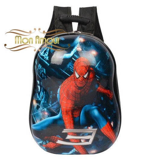 Tas Ransel Telur Sekolah Anak TK / Tas anak PAUD / Tas anak PG / tas sekolah TK Backpack Spiderman 3