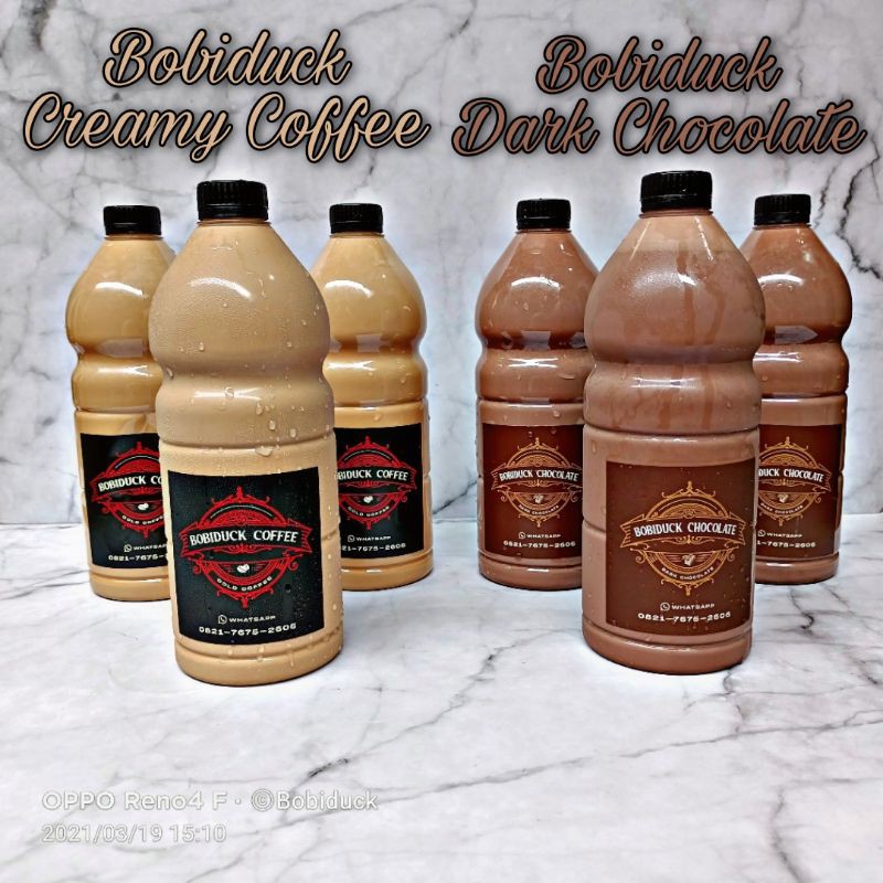 

Bobiduck Creamy Coffee 1000ml atau 1 liter
