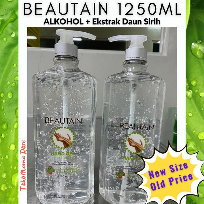 PERAWATAN KAKI TANGAN HAND MOISTURIZER- HAND SANITIZER- BEAUTAIN 800ML- ALKOHOL + DAUN SIRIH TERBAIK