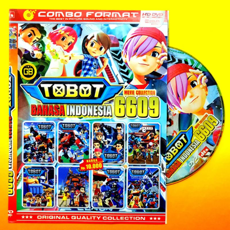 TERLARIS Kaset Dvd Film Tobot The Movie Terbaru Film Robot Kartun Favorit Anak