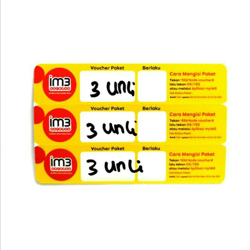 vocer  indosat 3gb unlimited