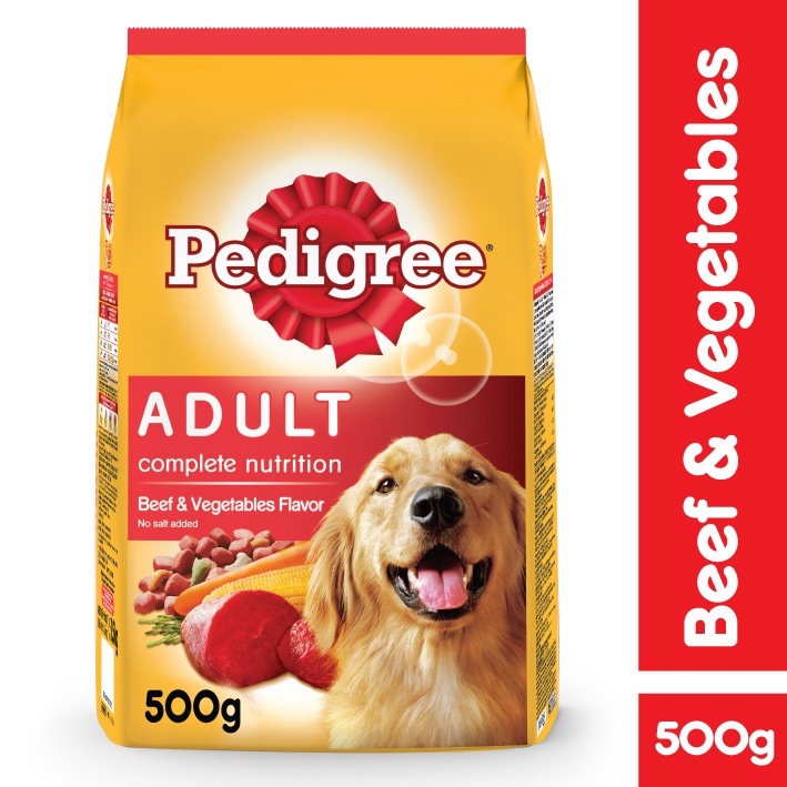 PEDIGREE® Makanan Anjing Kering 500 g-Beef and Veg