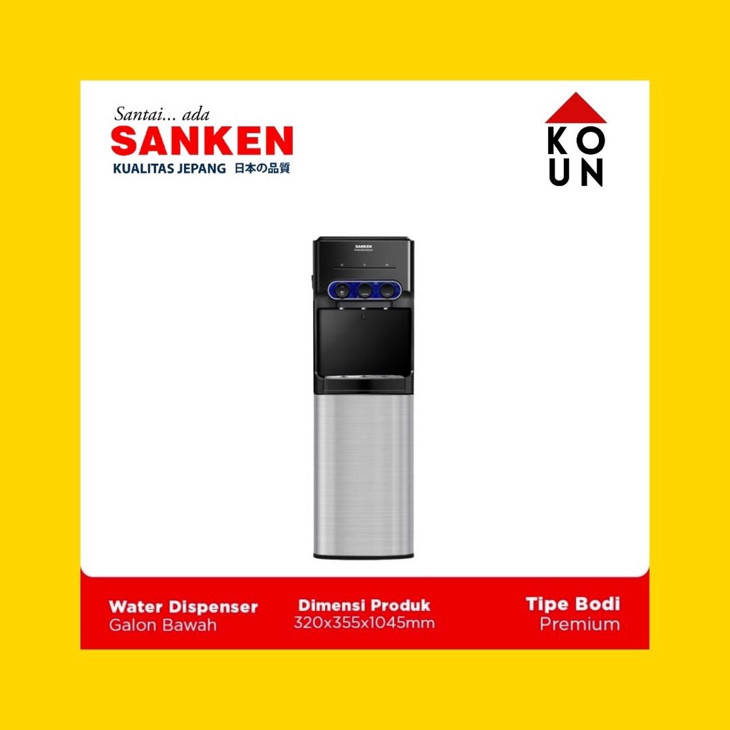 RB (COD READY) DISPENSER SANKEN GALON BAWAH HWD-C520IC / CWD C523IC / HWD-C535IC / HWD C535IC / HWD