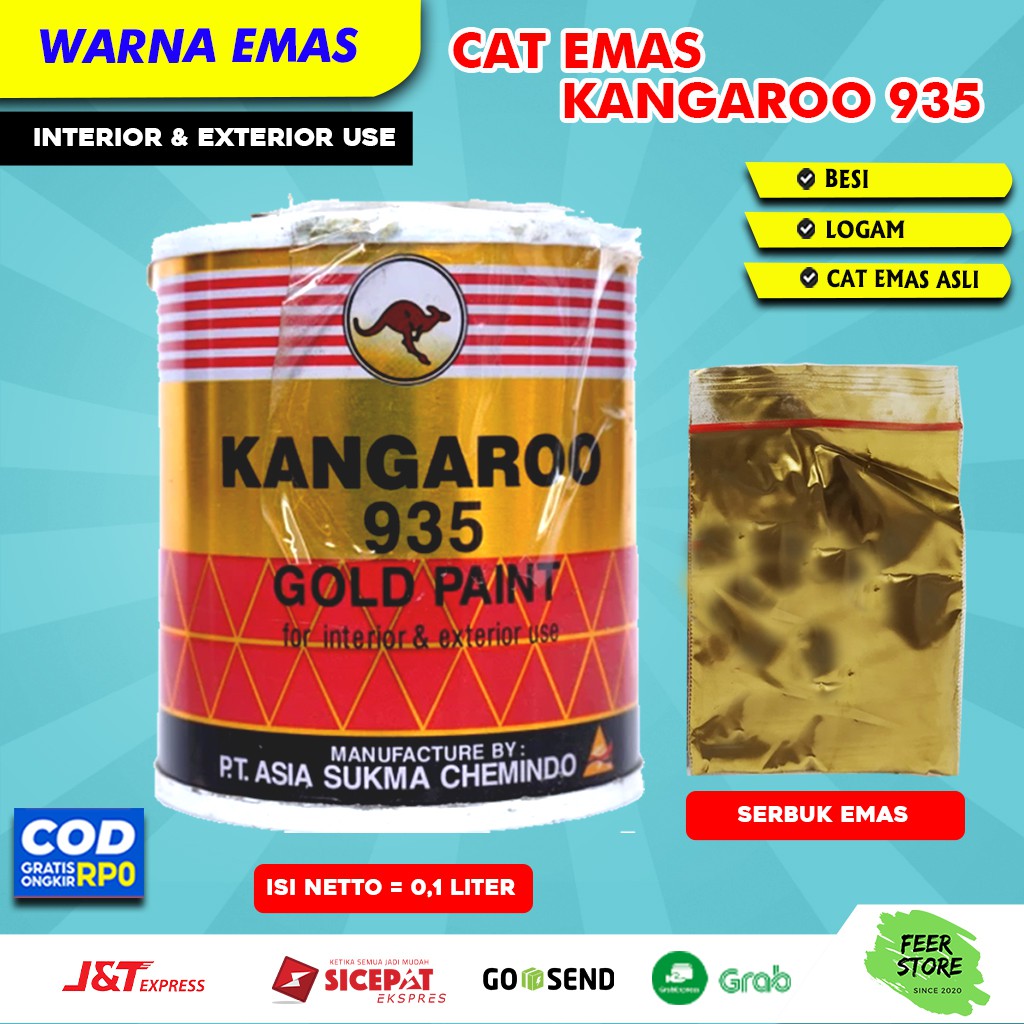 

CAT KANGAROO EMAS GOLD KECIL 100 ML