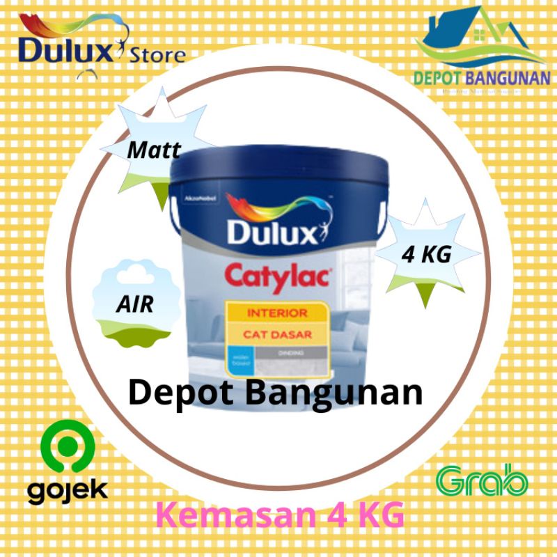 Jual Cat Dasar Tembok Alkali Sealer Cat Dasar Dulux Catylac Interior 4 Kg Shopee Indonesia 1368