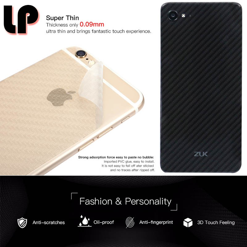 Anti Gores Lenovo - LP Carbon Back Protector Lenovo ZUK Z2