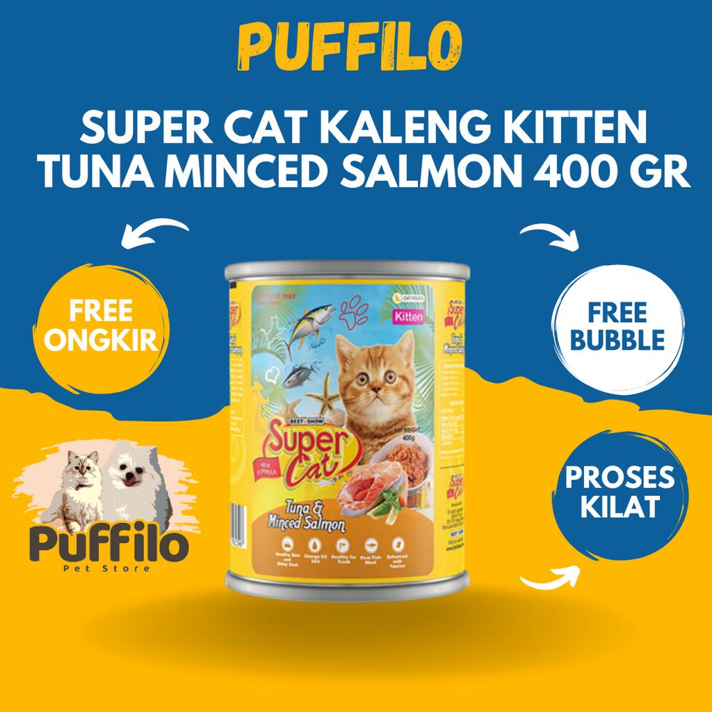 SUPERCAT BABY KITTEN KALENG 400GR