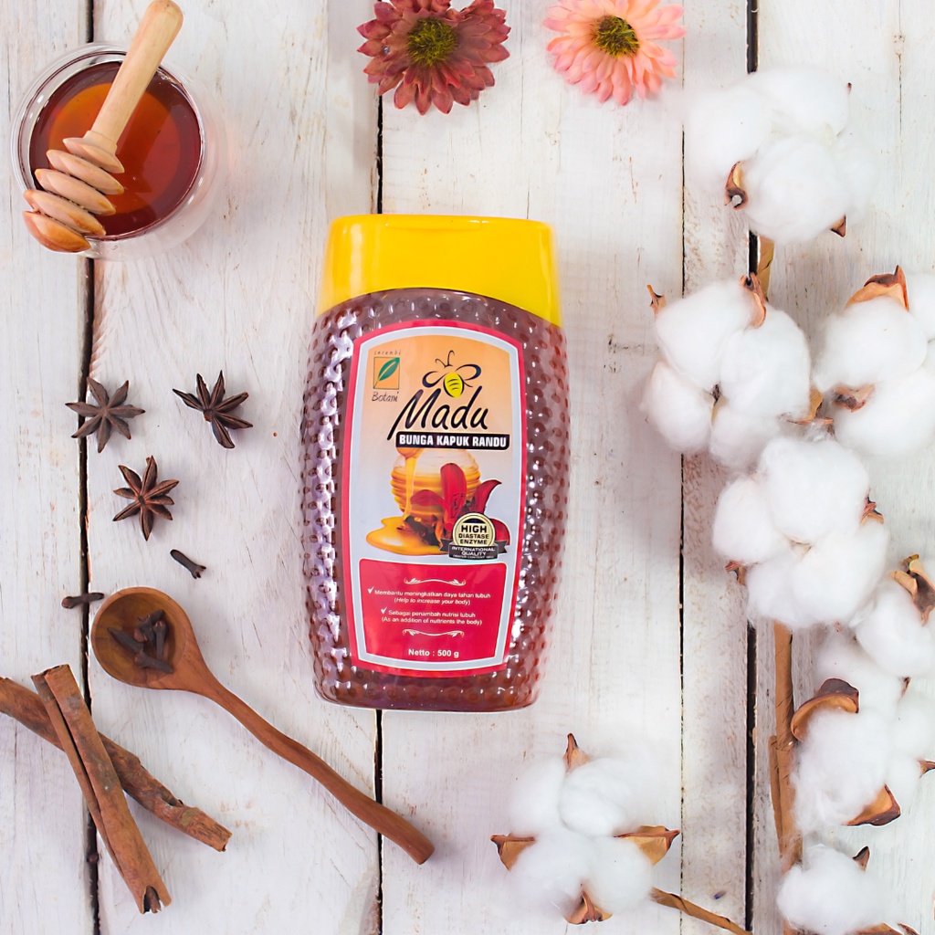 

Madu Asli Murni Kapuk Randu 500gr Serambi Botani